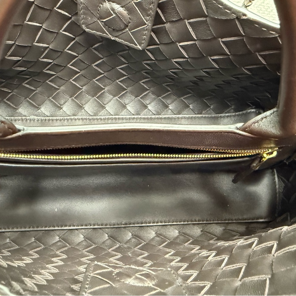 Andiamo shoulder bag with braided leather strap - Picture 5 of 13